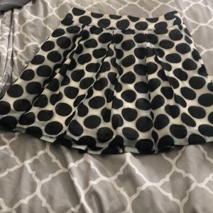 Black and White Polka Dot Limited Skirt
